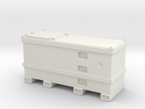 Mobile Fuel Tank 1/72 in White Natural Versatile Plastic