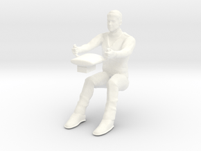 Land of the Giants - 1.25 - Steve Seated with Yoke in White Processed Versatile Plastic