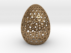 Egg Round1 in Natural Brass