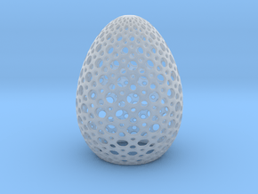 Egg Round1 in Smooth Fine Detail Plastic