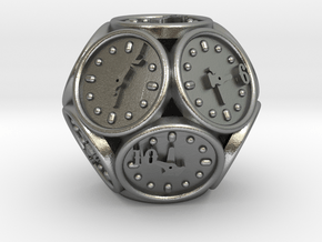 D12 Balanced - Steam Clock in Natural Silver
