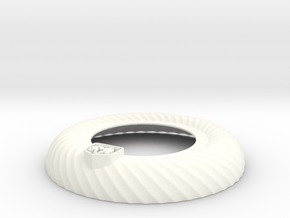 Halo Ring diffuser in White Processed Versatile Plastic