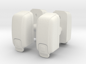 Hand Sanitizer Dispenser (x4) 1/24 in White Natural Versatile Plastic