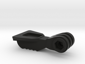 NVG Camera Mount (Wilcox Dovetail / Shoe, GoPro) in Black Natural Versatile Plastic