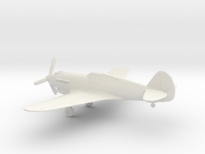 Curtiss P-40 Warhawk in White Natural Versatile Plastic: 1:72