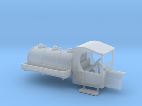 HOn3 Model TT Railtruck Fuel Tank Body B in Smooth Fine Detail Plastic