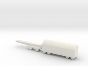 shell wagon 1/285 6mm 1 in White Natural Versatile Plastic