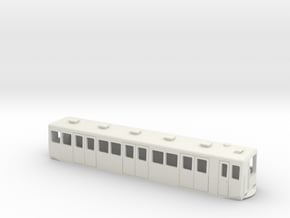 Carcasa S2000 Metro Madrid escala N Tomas de aire in White Natural Versatile Plastic