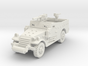 M3A1 Scoutcar late (with MG) 1/72 in White Natural Versatile Plastic