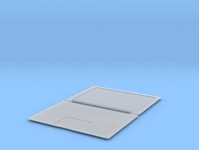1:12 Macbook in Tan Fine Detail Plastic