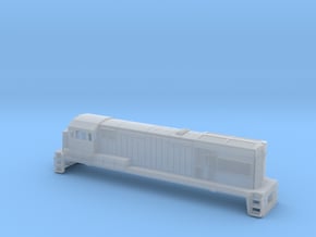 GE U18B N 1/160 Locomotive Shell in Tan Fine Detail Plastic