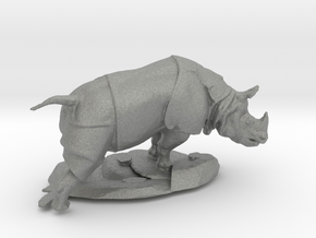 HO Scale Rhino in Gray PA12