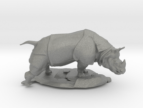S Scale Rhino in Gray PA12