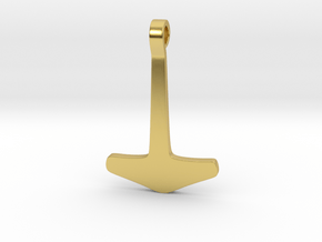Hammer pendant from Holt in Polished Brass