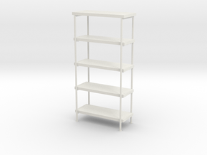 1:24 Industrial Shelf in White Premium Versatile Plastic