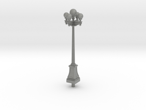 Streetlight, Llewellyn 5 globe 'Greek Key' 4" tall in Gray PA12