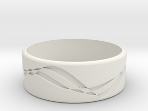 ring.Engrave in White Natural Versatile Plastic