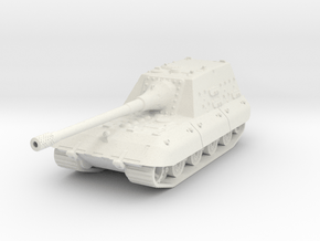 Jagpanzer E-100 1/100 in White Natural Versatile Plastic