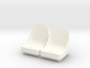 FA20006 Sand Rail Seat in White Processed Versatile Plastic