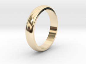 Basic ring (18mm IR) in 14k Gold Plated Brass