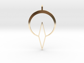 High Dome of Silence in 14k Gold Plated Brass