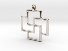 Tursaansydan Jewelry Symbol Pendant in Platinum