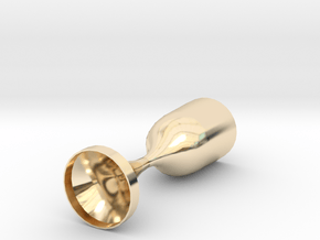 Converging Diverging Nozzle in 14K Yellow Gold
