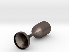 Converging Diverging Nozzle in Polished Bronzed Silver Steel