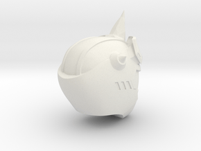 Kiramager Silver Helmet LC  in White Natural Versatile Plastic