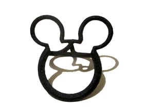 mouse-ring size 6 in Black Natural Versatile Plastic