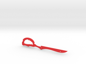 Scissor Blade in Red Processed Versatile Plastic