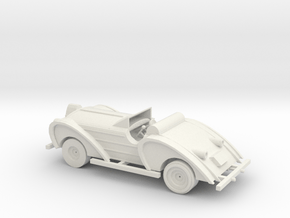 O Scale Antique Car in White Natural Versatile Plastic