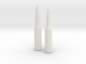 6.5x54Rmm and 7.62x54Rmm combo set in White Natural Versatile Plastic