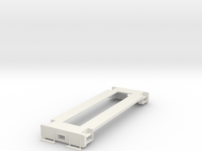 On30 Switcher conversion underframe in White Natural Versatile Plastic