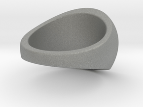 Custom Signet ring 101 in Gray PA12