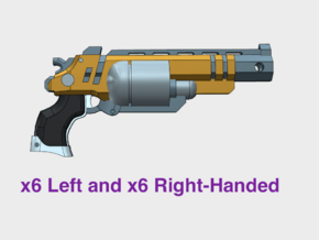 12x C:32 Bolt Revolver (L&R) in Tan Fine Detail Plastic