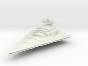 10000 Imperial Star Destroyer Star Wars in White Natural Versatile Plastic