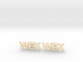 Monogram Cufflinks WEX in 14K Yellow Gold