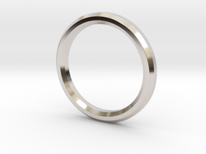 Circle Pendant in Platinum