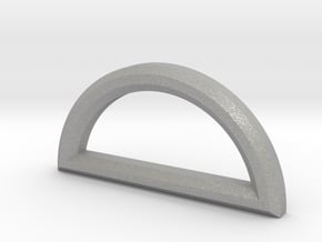 Semicircle Pendant in Aluminum