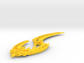 SID_W45 Movie Edition Scarab Sword FOR Bionicle in Yellow Processed Versatile Plastic