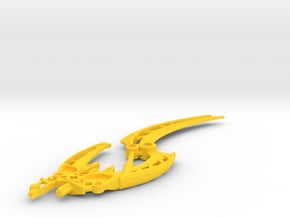 SID_W45_B Movie Edition Scarab Sword FOR Bionicle in Yellow Processed Versatile Plastic