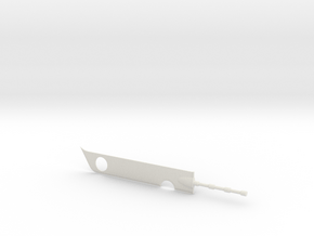 Zabuza's sword ZANBATO (mini) in White Natural Versatile Plastic