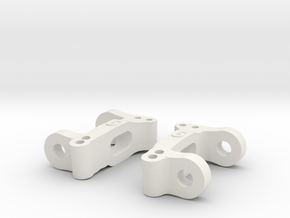 MO30-2 - Tamiya TL-01 C-arm 6 degrees of caster in White Natural Versatile Plastic