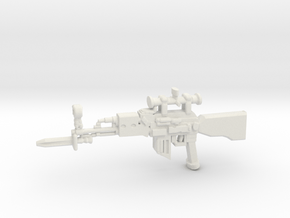 Sniper Rifle AK47 v3 in White Natural Versatile Plastic