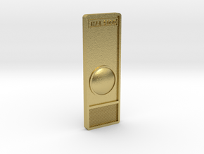 HAL 9000 Tie Pin in Natural Brass