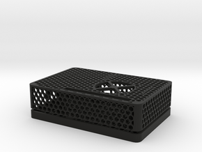 Raspberry Pi 4 B Case in Black Natural Versatile Plastic