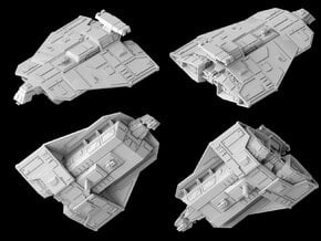 (Armada) Sith Empire Transport "Tenebrous" in White Natural Versatile Plastic