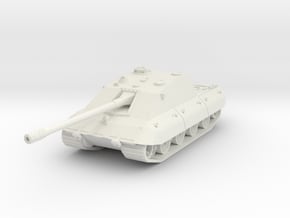 Jagdpanzer E-100 Krokodril 1/100 in White Natural Versatile Plastic