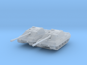 Jagdpanzer E-100 Krokodril (x2) 1/285 in Smooth Fine Detail Plastic